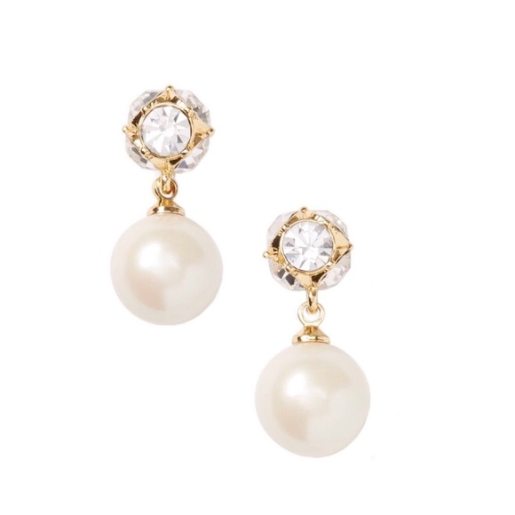 kate spade Jewelry Kate Spade Lady Marmalade Pearl Drop Earrings